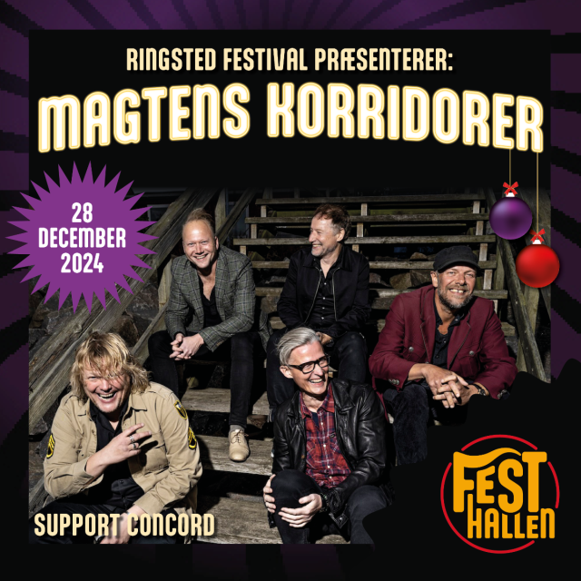 MAGTENS KORRIDORER JULEROCK 28 DEC. 2024