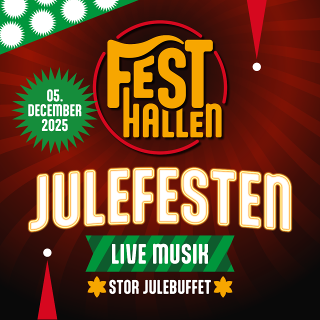 JULEFESTEN 05 DEC. 2025 INKL. BUFFET